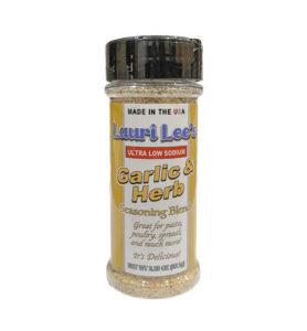 Lauri Lee's Ultra Low Sodium Garlic & Herb Seasoning Blend