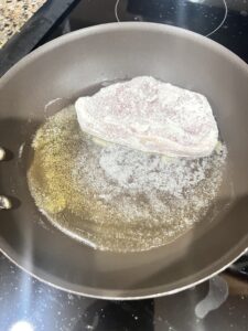 Creamy Garlic Pork chops Lauri Lee's Ultra Low Sodium Garlic & Herb Seasoning Blend